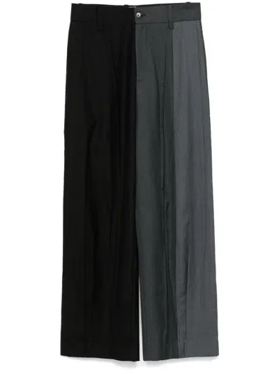 Feng Chen Wang Pleated Tailored Trousers In Grey