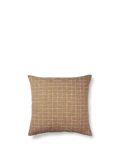 Ferm Living - Fr Brown Cotton Cushion