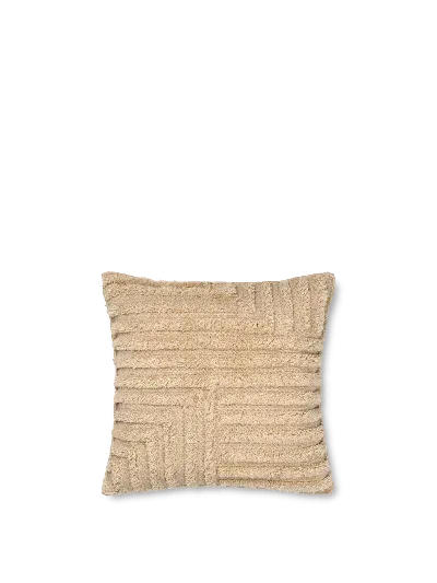 Ferm Living - Fr Crease Wool Cushion Cover In Neutral