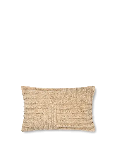 Ferm Living - Fr Crease Wool Cushion Cover In Neutral