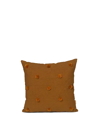 Ferm Living - Fr Dot Tufted Cushion In Brown