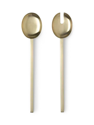 Ferm Living - Fr Fein Salad Servers In Gold