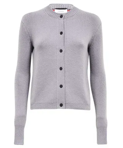 Ferragamo Cashmere Cardigan In Grey