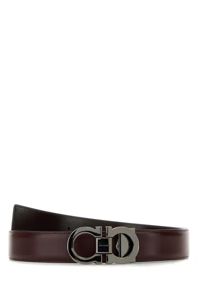 Ferragamo Duoble Adjus Cordovan-100 Nd Salvatore  Male In Purple