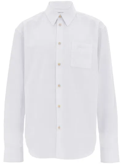 Ferragamo Long Sleeved Shirt In White