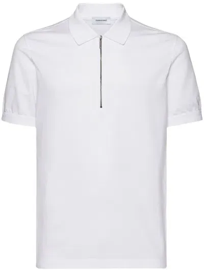 Ferragamo Polo Shirt In Grey