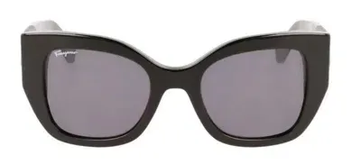 Ferragamo Salvatore  Eyewear Square Frame Sunglasses In Black