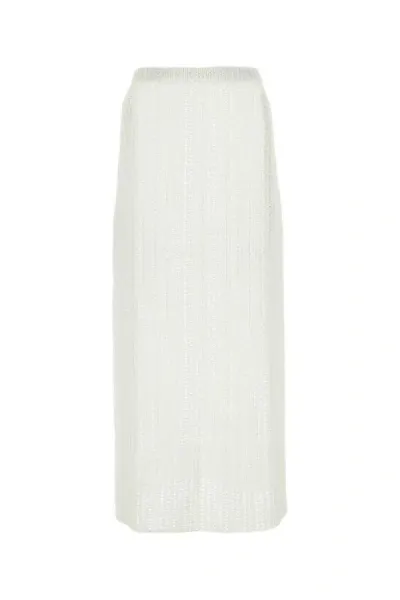 Ferragamo Salvatore  Skirt In White