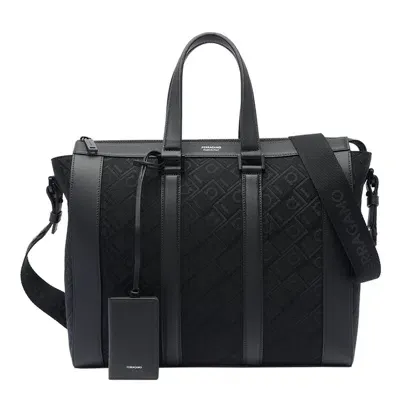 Ferragamo Suitcases In Black