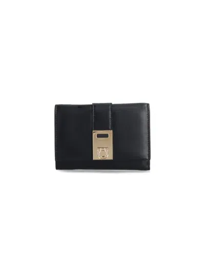 Ferragamo Wallets In Black