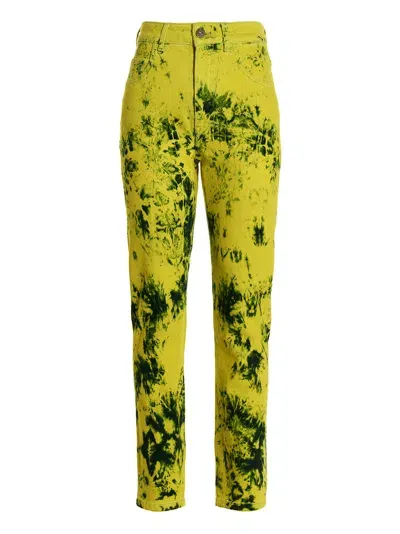 Ferrari Tie-dye Jeans In Amarillo