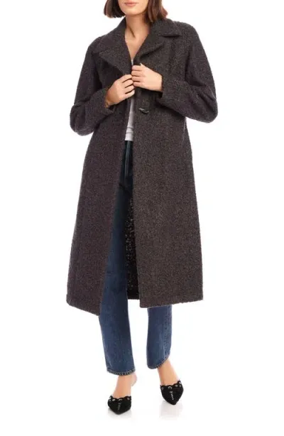 Fifteen Twenty Teddy Coat In Charcoal