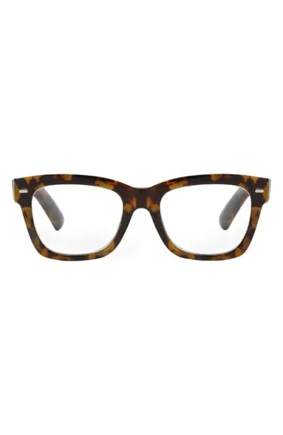 Fifth & Ninth Shiloh 64mm Square Blue Light Blocking Glasses In Torte