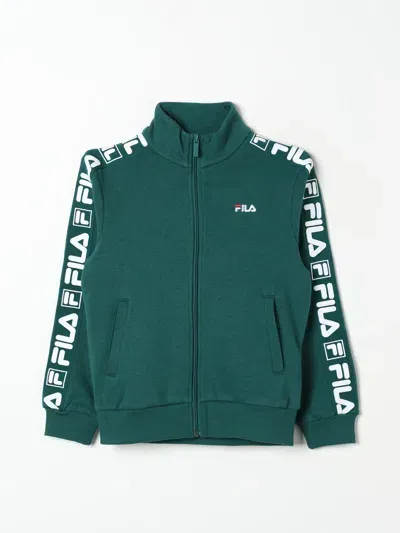 Fila Sweater  Kids Color Green In Grün