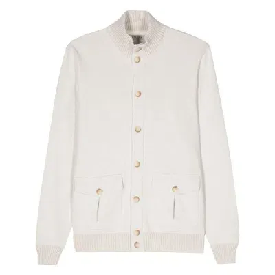 Fileria Jersey Bomber Jacket In White