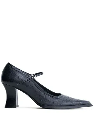 Filippa K 75mm Mary Jane Pumps In Black