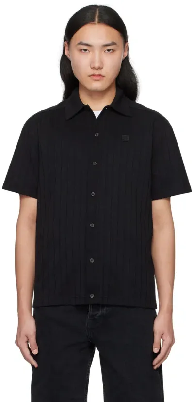 Filippa K Black Buttoned Shirt