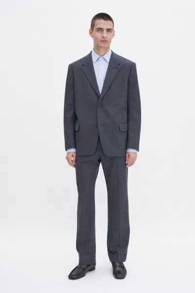 Filippa K Brushed Wool Blazer In Grey