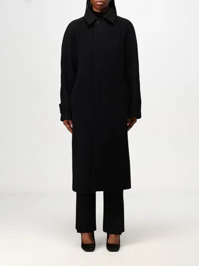 Filippa K Coat  Woman Color Black In Schwarz