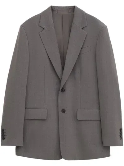 Filippa K Davina Single-breasted Blazer In Grey