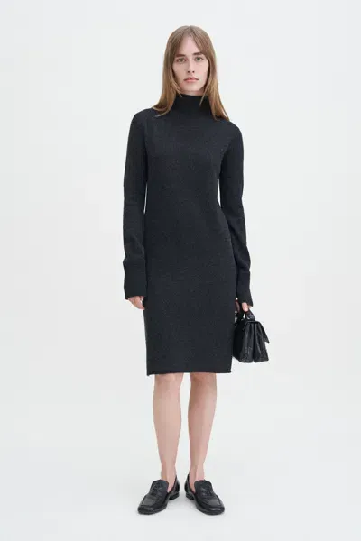 Filippa K Funnelneck Dress In Grey