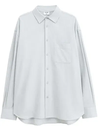 Filippa K Organic Cotton Shirt In Grey