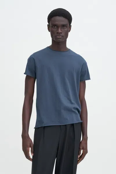 Filippa K Roll Neck Tee In Green