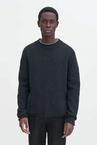 Filippa K Rolled Hem Sweater In Grey