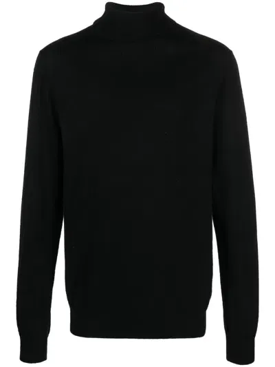 Filippa K Merino Turtleneck Sweater In Black