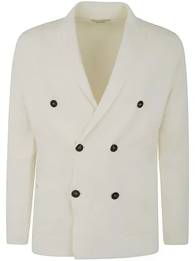 Filippo De Laurentiis Double Breasted Jacket Clothing In White