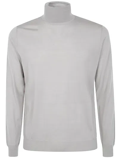 Filippo De Laurentiis Long Sleeves Merino Turtleneck Clothing In Beige