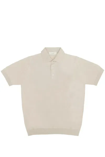 Filippo De Laurentiis Polo Shirt In Beige