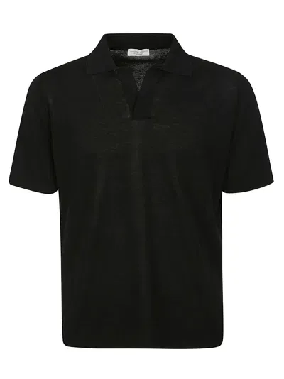 Filippo De Laurentiis Polo Skipper Ss In Black