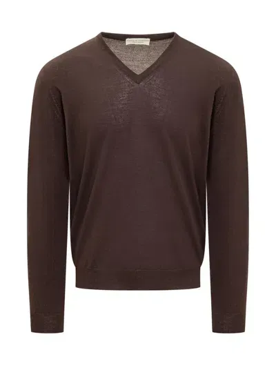 Filippo De Laurentiis Royal Sweater In Brown