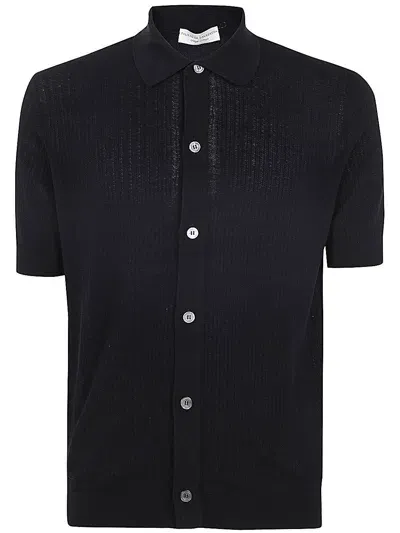 Filippo De Laurentiis Short Sleeves Shirt Clothing In Negro