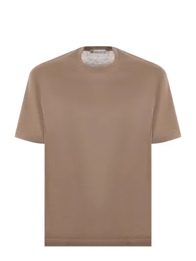 Filippo De Laurentiis T-shirt In Cotton In Camel