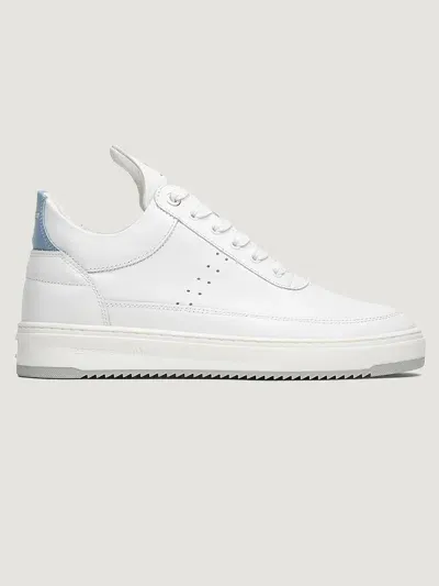 Filling Pieces Low Top In Bianco Azure