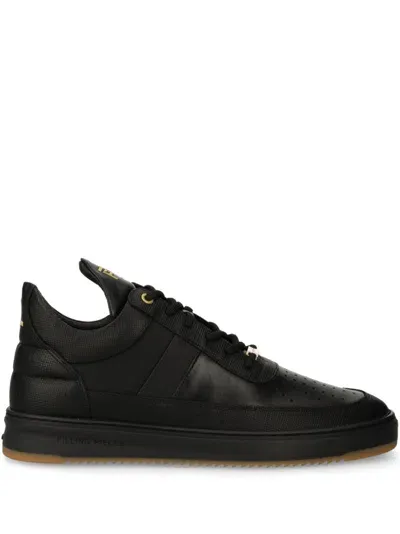 Filling Pieces Low Top Lux Game Sneakers In Black