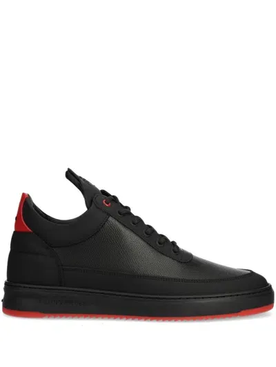 Filling Pieces Low Top Tech Sneakers In Black