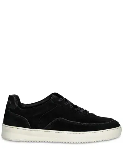 Filling Pieces Suede Sneakers In Black