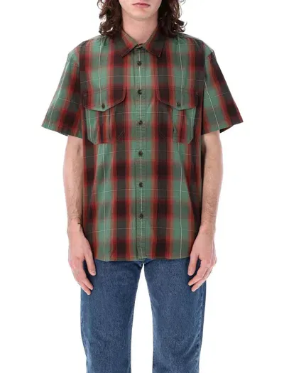 Filson Fish Bowling Shirt In Multicolor