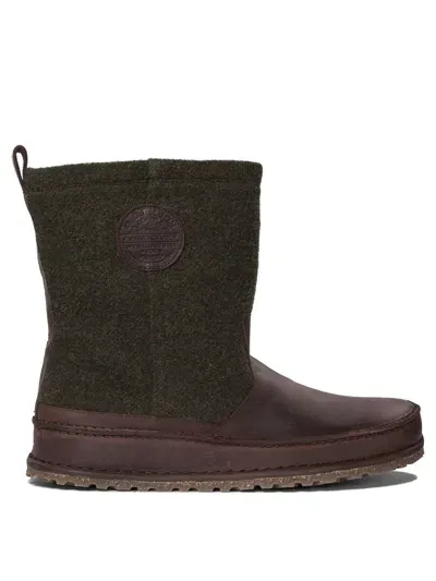 Filson Lahti Ankle Boots In Green