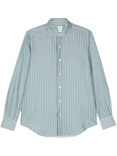 Finamore 1925 Napoli Tokyo Shirt In Green