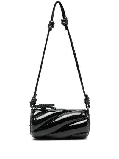 Fiorucci Micro Mella Shoulder Bag In 黑色