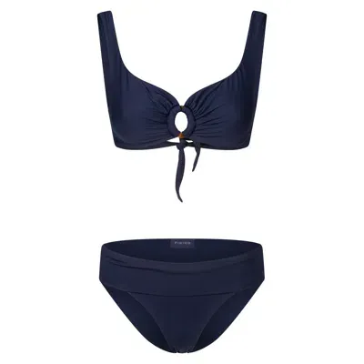 Fisico Cristina Ferrari Bikini Brassiere Con Anello In Notte