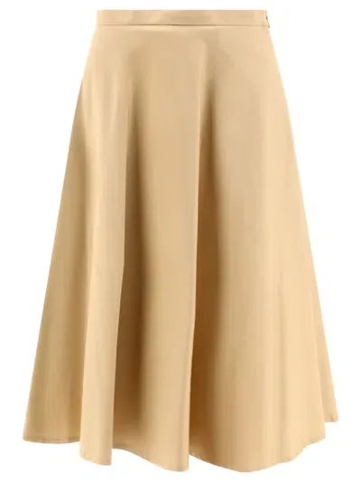 Fit F.it A-line Skirt In Beige