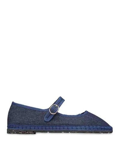 Flabelus Rostova Mary Jane In Dark Blue