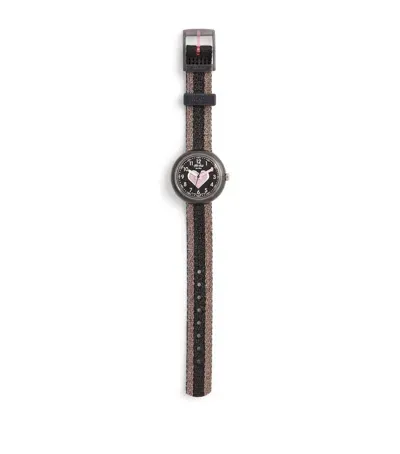 Flik Flak Kids' Cuoricino Quartz Watch In Brown