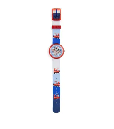 Flik Flak Kids' Firetruck Watch In Multi