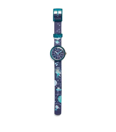 Flik Flak Kids' Take Me To Space Watch In Blue